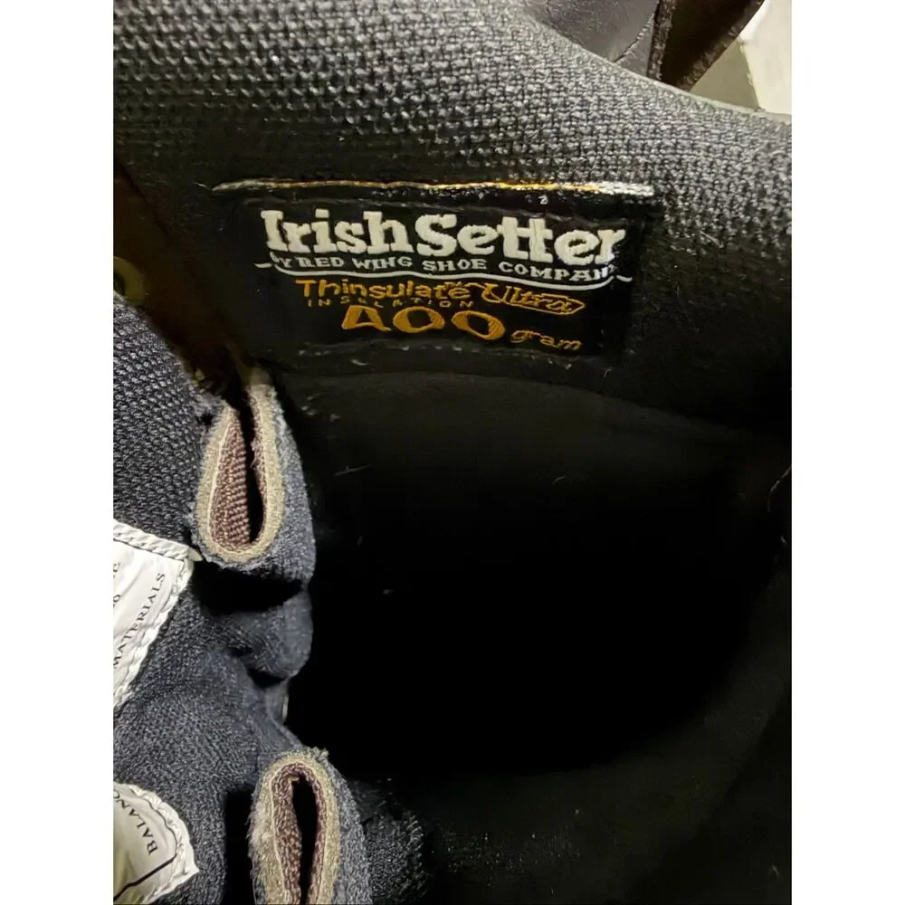 Irish Setter by Red Wing 804 Black Bear Brown Waterproof Mens Size 11.5 EE Extra
